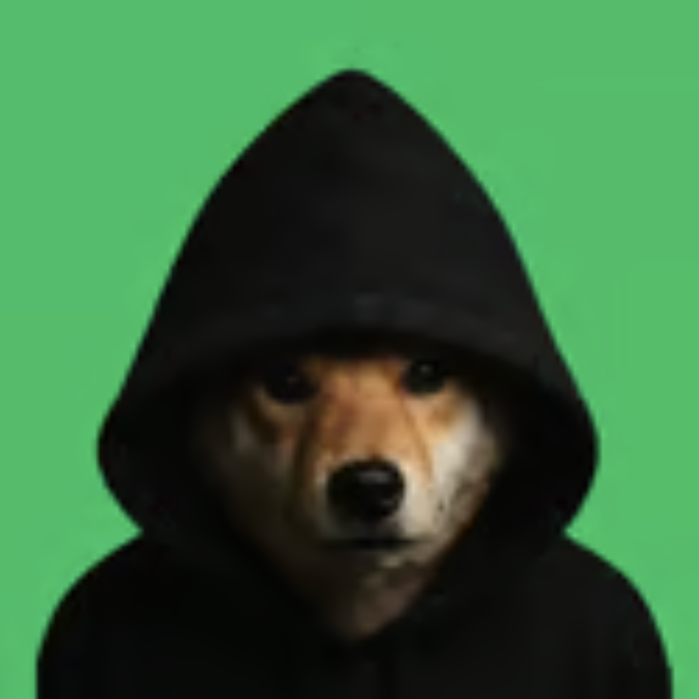 Dog In Hood